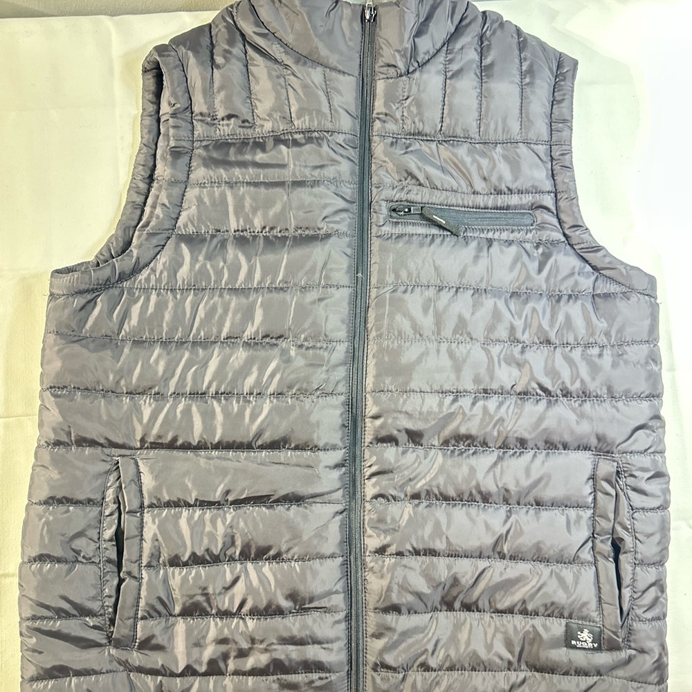 H&M Men's Gray Quilted Vest